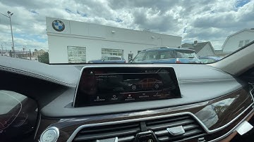 2022 BMW 750i Fold Mirrors When Locked
