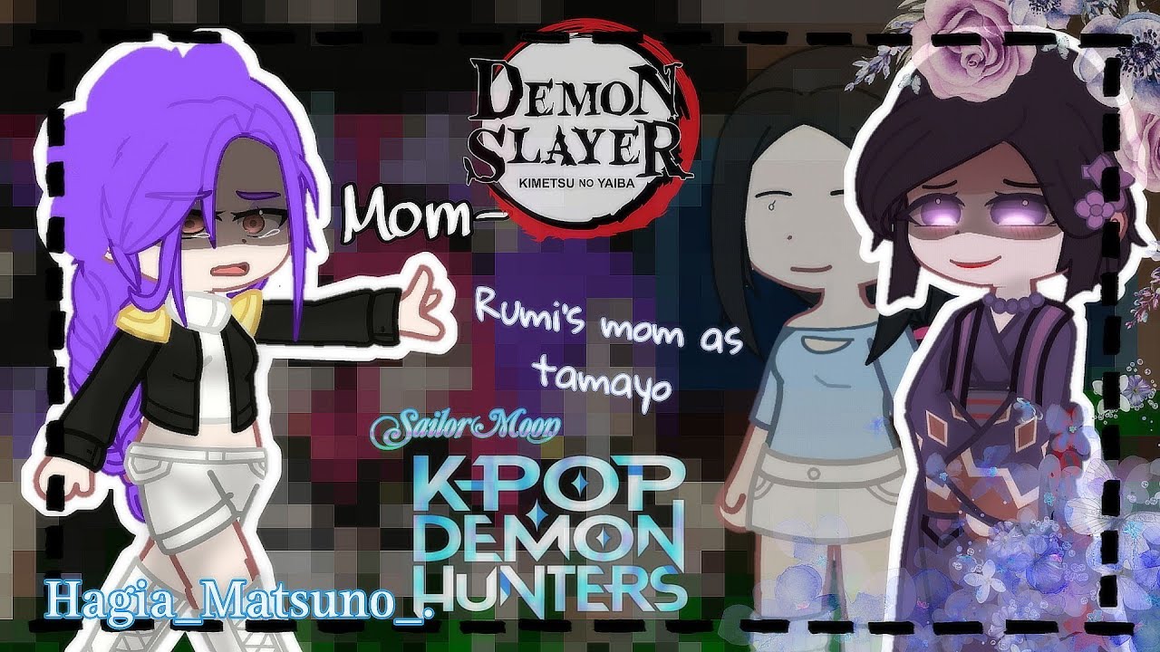 kpop demon hunters the saja boy+hunters react to Rumi's mom as Tamayo•|🇻🇳🇺🇸🇧🇷🇷🇺🇮🇩•|kdh x kny|Gacha