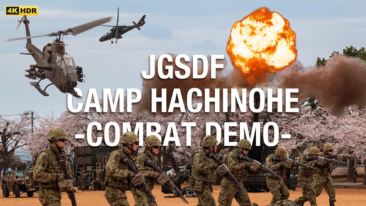 陸上自衛隊八戸駐屯地70周年記念行事 訓練展示!!
