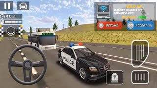 Police Car Chase - Cop Simulator | Arrest bank's robber | City Police patrol - Android Games screenshot 2