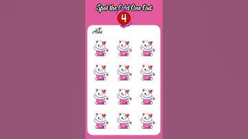 Find the ODD One Out #oddoneout #puzzlegames #funny