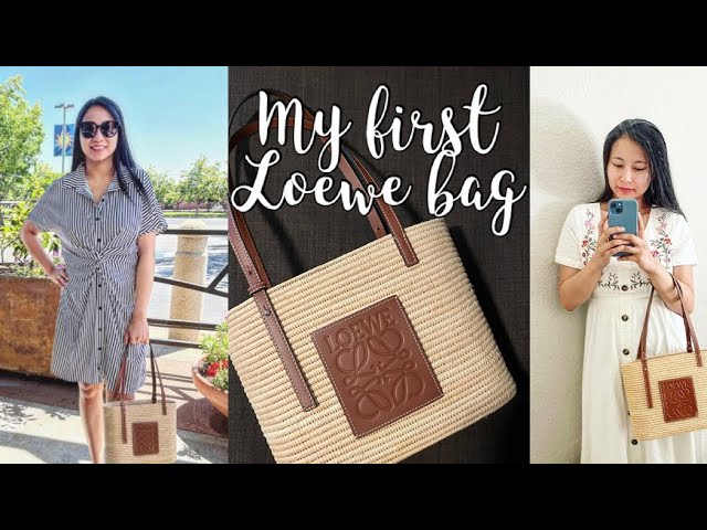 Loewe Small Square Basket Bag Unboxing, Mod Shots, and Details 