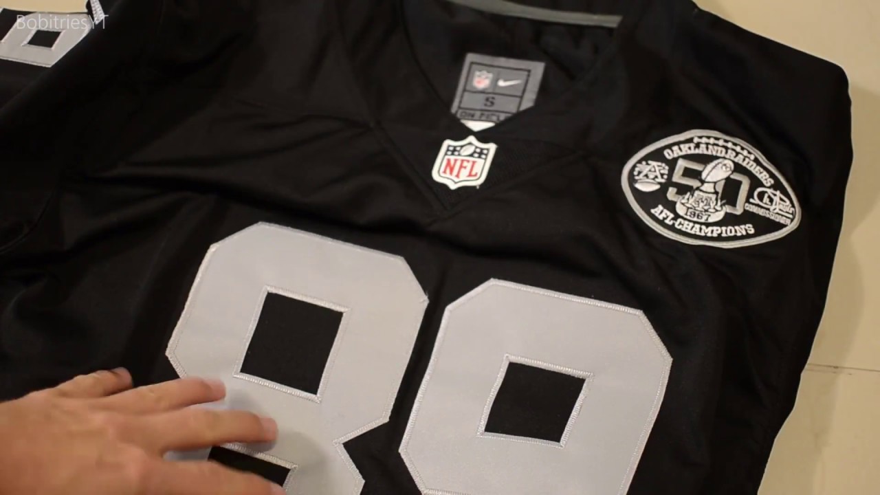 real oakland raiders jersey