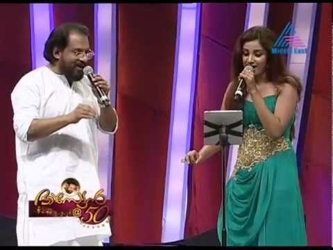 Shreya Ghoshal Sing with Yesudas@Asianet 50 Celebration