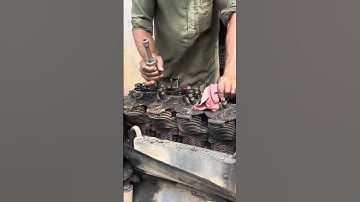 Diesel Engine Fuel Injector Removed #mechanic #skills #engine #shorts