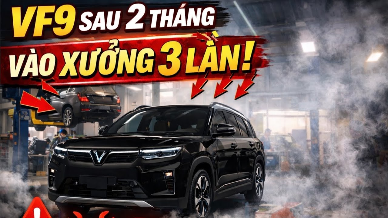 Review trải nghiệm thực tế sau 2 tháng sử dụng VF9 , vào xưởng 3 lần chủ xe cần phải biết  #vinfast 