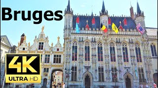 Walk in BRUGGE (BRUJAS),  Belgium ??- 4K