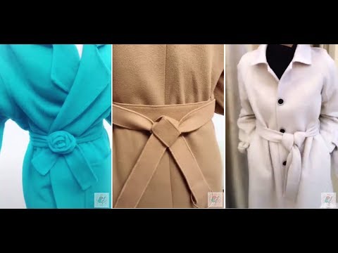 Video: How fashionable to tie a belt on a dress