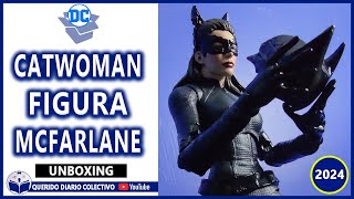 🔷 CATWOMAN McFarlane 2024 Platinum 💎 THE DARK KNIGHT 2008 | Anne Hathaway Gatúbela |Unboxing/Review