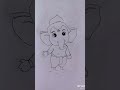 "Cutie Ganesha vibes 😍! ! #Ganesha #Bappa #Art #Cute"