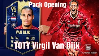 FIFA 21 OMG Packing TOTY Virgil Van Dijk 96