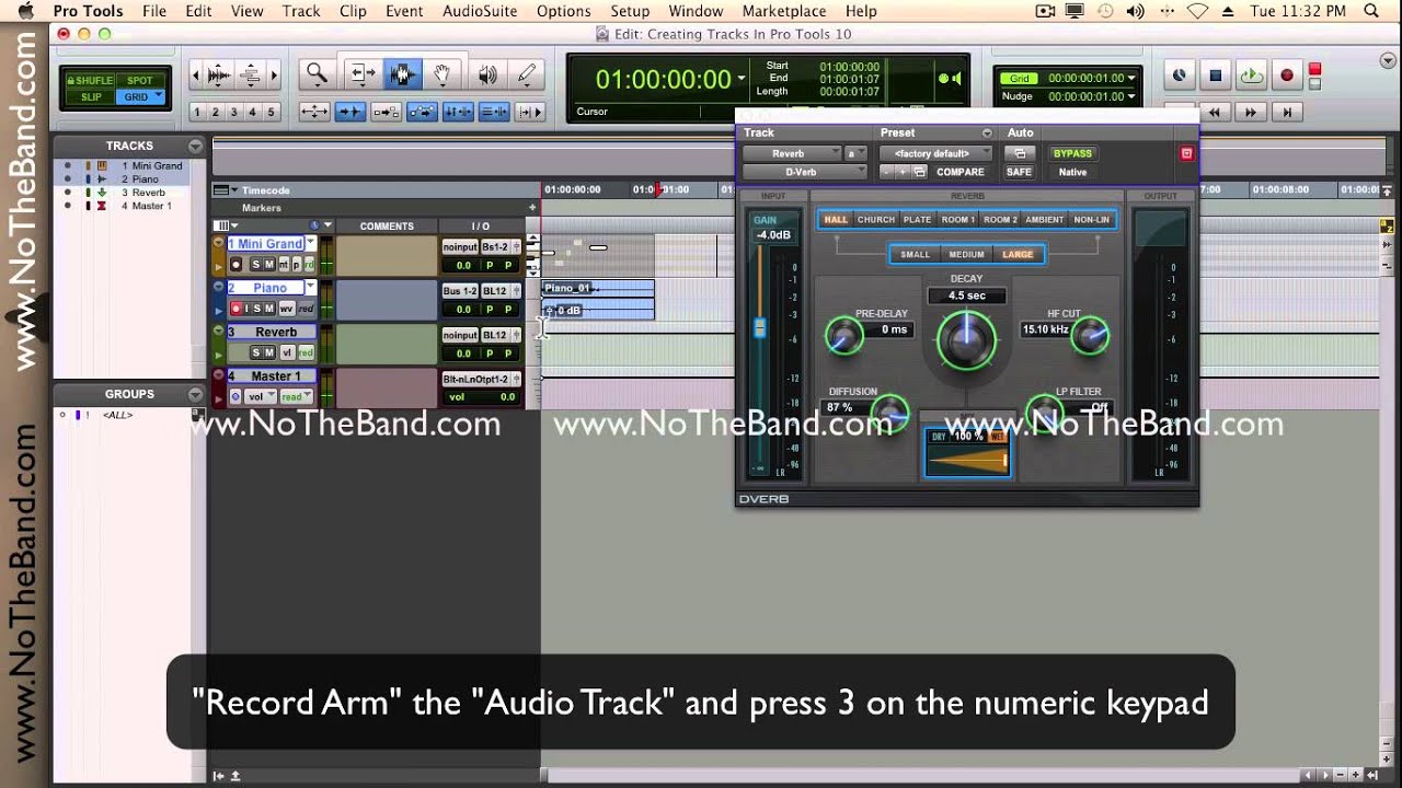 Pro Tools 10 - Creating a Simple Session in Pro Tools 10 - YouTube
