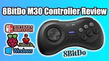 8Bitdo M30 Controller Review - A Sega Style Controller for the Switch Raspberry Pi And PC