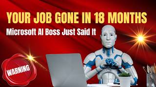 Microsoft's AI Boss Says ALL Office Jobs Gone in 18 Months 😨 #AI #Jobs #AINews #Shorts