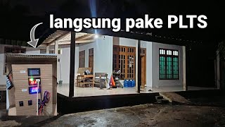 PLN padam langsung pindah ke PLTS auto terang sendiri || sampai ada kejadian tak terduga