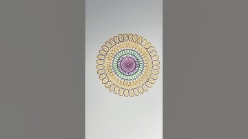Amazing Design #spirograph #shorts #asmr #viral #usa #satisfying #art #pattern #skills #howtodraw