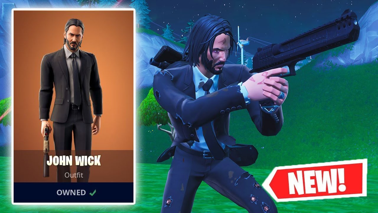 Джон уик фортнайт. Fortnite набор John Wick. John Wick outfit. Скин Джон уик.