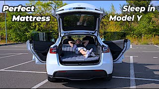 Perfect Air Mattress to Sleep in Tesla Model Y