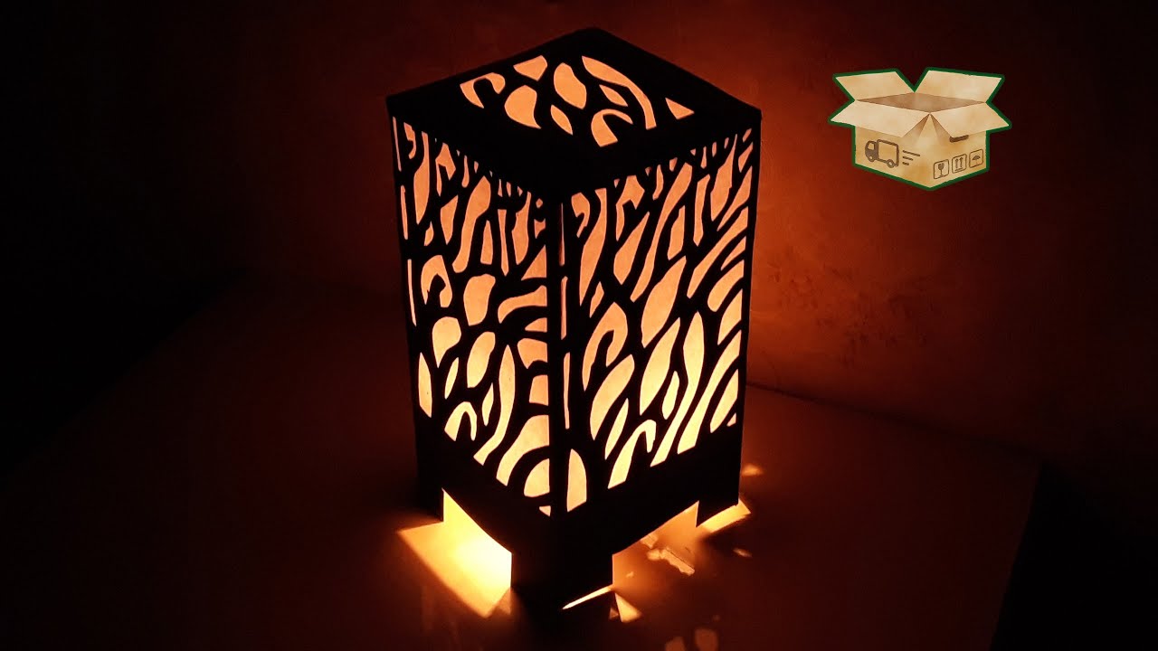 DIY Lampshade How to make Lamp at home YouTube