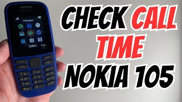 How to Check Call Time in Nokia 105 - Nokia Tips and Tricks