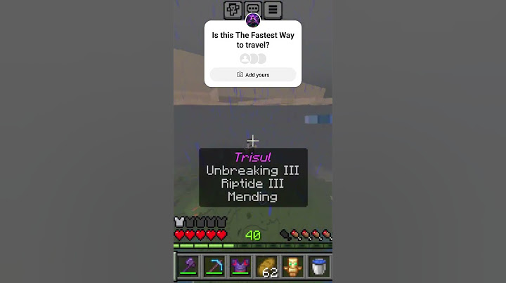 Fastest Way To Travel In Minecraft.