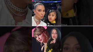 Kim Kardashian & North West Repost Shady TikTok About Taylor Swift?! #kimkardashian #taylorswift