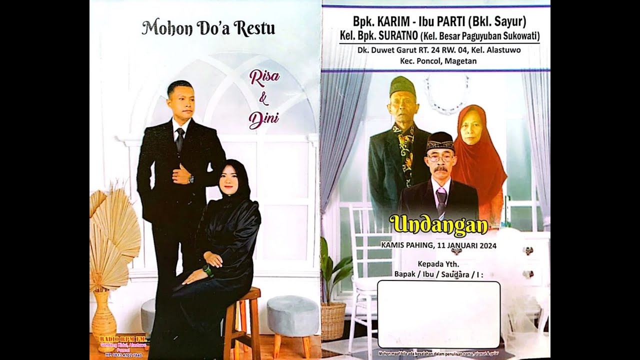 Live! Karawitan Raras Iromo - Wedding Risa & Hari - Duwet garut Alastuwo Poncol - RPM FM - JKM AUDIO