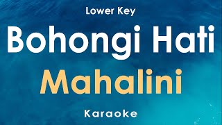 Bohongi Hati - Mahalini (Karaoke) Lower Key