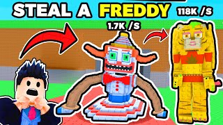 I PLAYED FNAF STEAL A FREDDY IN ROBLOX For The First Time....