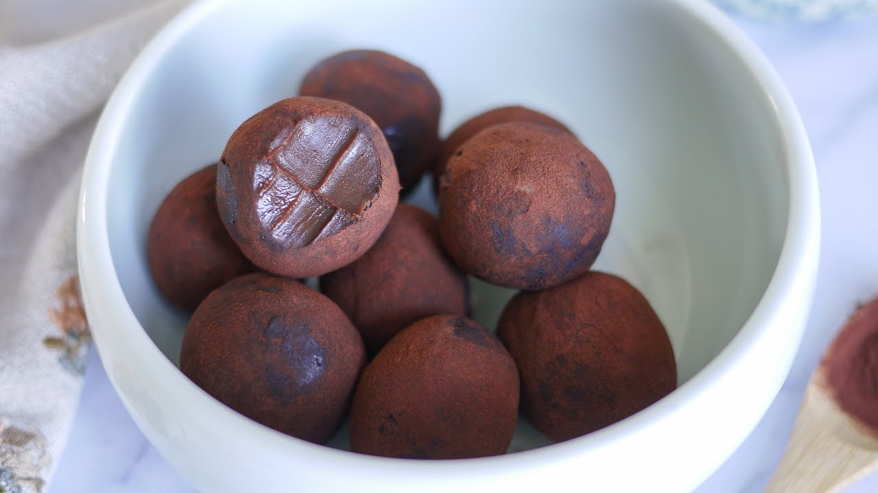 Easy Chocolate Truffles With Liqueur YouTube