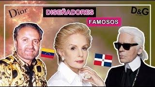 LOS 10 DISEÑADORES DE MODA MÁS FAMOSOS DEL MUNDO | VERSACE  CAROLINA HERRERA DIOR Y MÁS