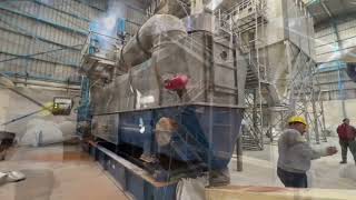 Soybean processing (cooking) and drying equipment.