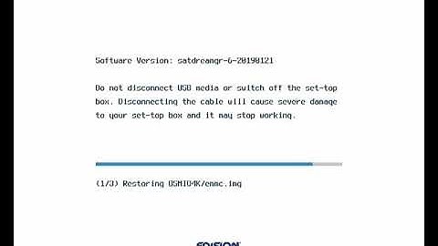 Edision OS MIO 4K flashing via USB