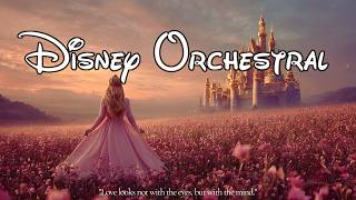 Disney Orchestral Symphony | Once Upon a Dream 🌸 A Fairytale Flower Field Odyssey Peaceful & Serene