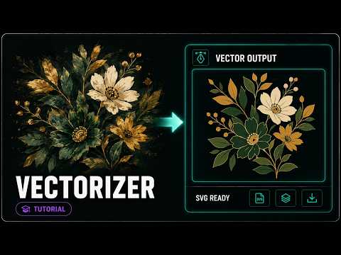 Vectorizer: Convert a Pattern to SVG in Seconds