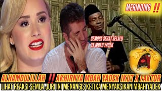 Mbah yadek Ikut X FACTOR Lihat Reaksi Juri Ini Semua Menangis Ketika Mendengar Suara Serulingnya