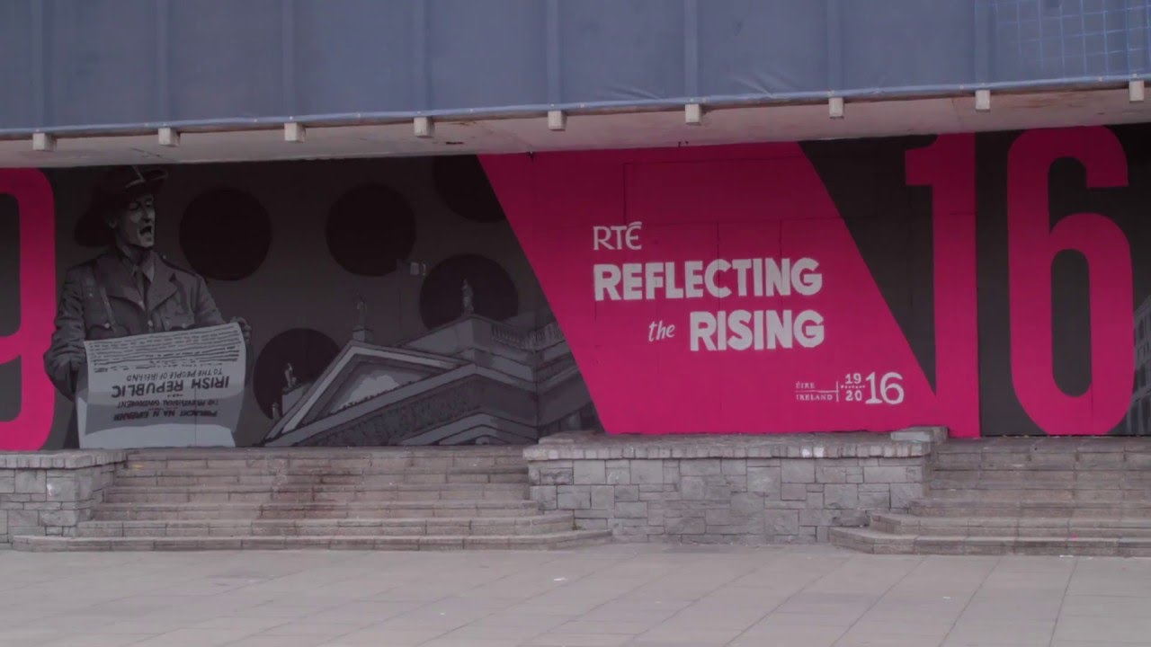 RTÉ Reflecting the Rising in Partnership with Ireland 2016 ireland map