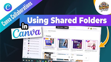 How to Use Shared Folders in Canva for Best Collaboration  | Step by Step Guide