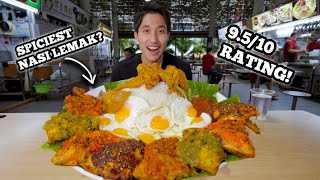 EATING 6KG OF THE SPICIEST Nasi Lemak in Singapore! | BEST NASI LEMAK I'VE EATEN!? | AYAM TALIWANG!