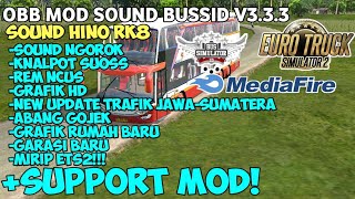 BUSSID V3.3.3 MOD SOUND HINO RK8 MIRIP ETS2 KENALPOT NGOROK REM NCUS UPDATE TRAFIK JAWA-SUMATERA