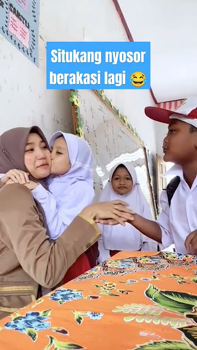 Bu guru cantik disosor terus 😂 #masasekolah