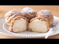 ミルクティー・クッキーシューの作り方 Earl Gray Cream Puffs｜HidaMari Cooking