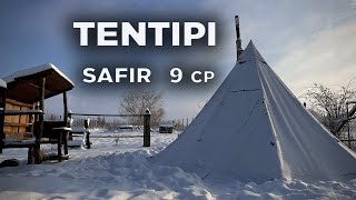 Tentipi Safir 9 CP in Winter: Hot Tent Camping Tips in Snow | #tentipi #wintercamping #naturelovers