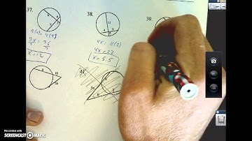 CP Geometry - Unit 02 - Circles Test Review #2