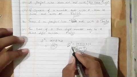 Class 8 maths chapter 7 cubes and cube roots exercise 7.2 Q1, Q2, Q3