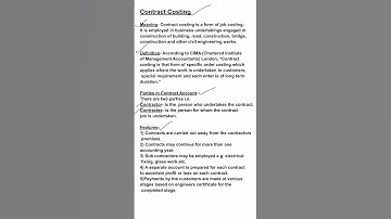 #Contract costing /cost accounting/B.com/#KUD/6thsem/#Avanit Academy