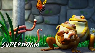 Superworm Saves Baby Toad! @GruffaloWorld : Compilation