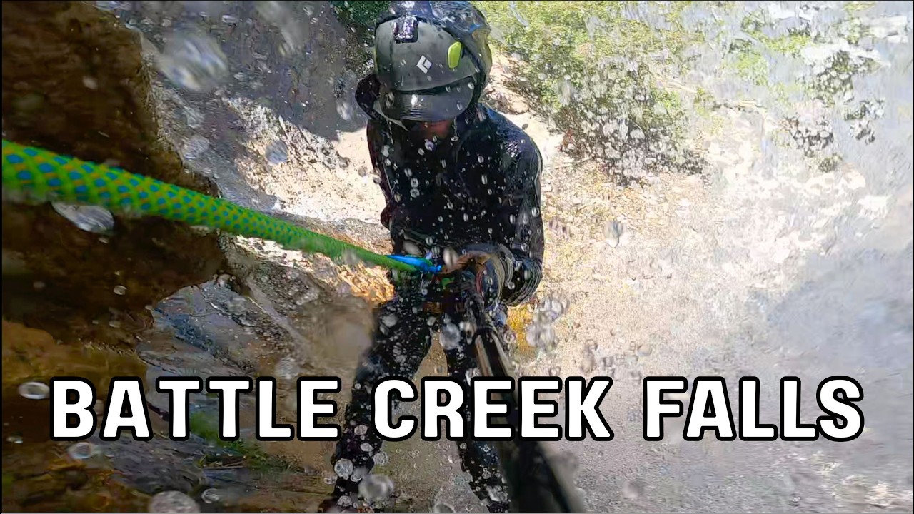 Epic Rappel at Battle Creek Falls | Waterfall Canyoneering in Utah