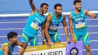 Indian men’s 4*400m Relay Team Qualified For Paris Olympics 2024 ✈️🇮🇳🫡