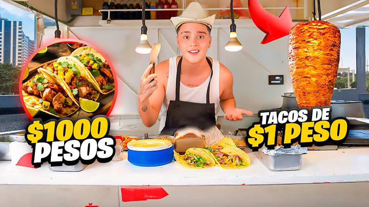 TACO de $1 PESO vs TACO de $1,000 pesos 🤑💸 BARATO vs CARO | Cesar Pantoja ❤️